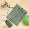 Double Inflatable Camping Sleeping Pad with Pillow (Army Green)