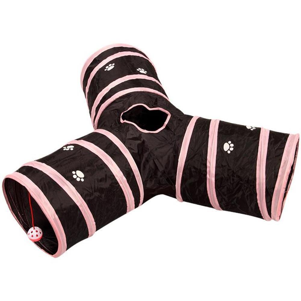 4 Holes Cat Tunnel (Pink)