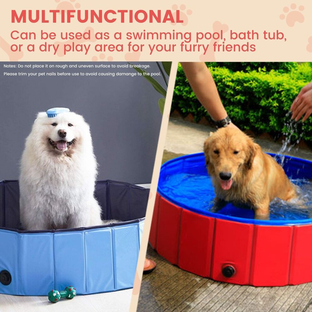 Pet Pool 160cm*30cm Red