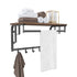 Wall-Mounted Coat Rack with 5 Hooks