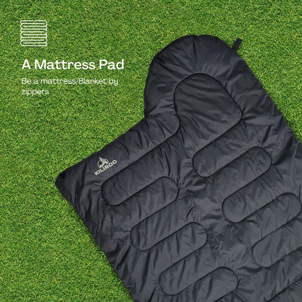 Sleeping Bag 350GSM Black