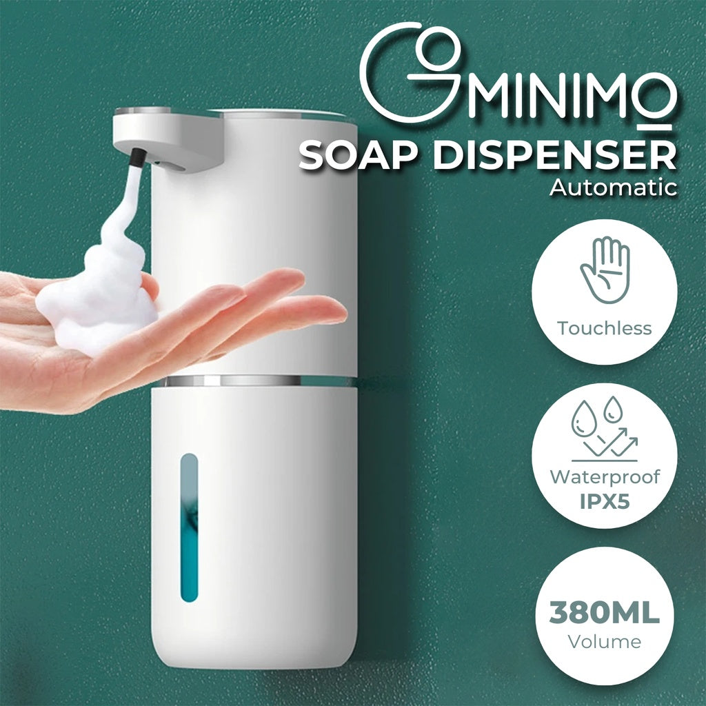 Automatic Liquid Soap Dispenser with Adjustable Liquid White