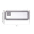 90CM Height Adjustable Folding Kids Safety Bed Rail (180X90CM Single Side 1 PCS, Grey) GO-SBR-101-JL