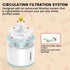 2.4L Automatic Water Fountain Drinking Dispenser And Filter Grey