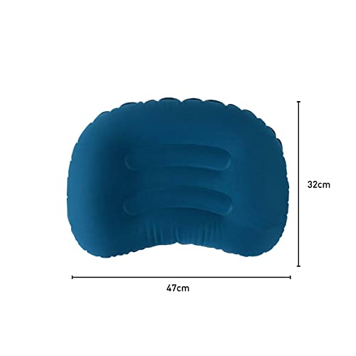 Inflatable Camping Travel Pillow - Dark Blue