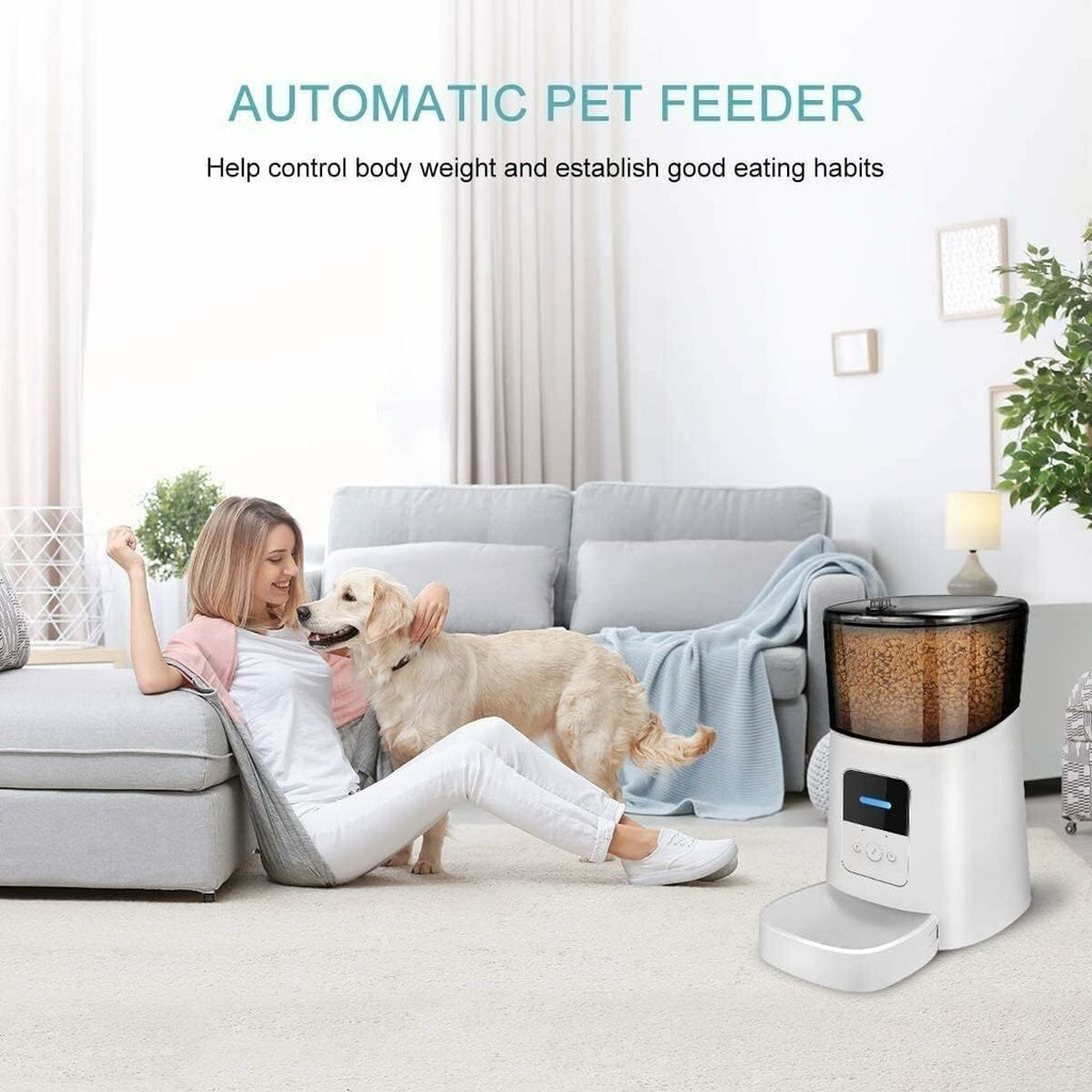 WiFi 6L Automatic Pet Feeder (White) FI-FD-121-CX