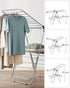 Foldable 2-Level Clothes Airer