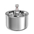 2L Stainless Steel Pet Water Fountain for Cats and Small Dogs