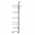 Laundry Drying Rack 4 Tier, Adjustable and Foldable Clothing Rack,  White