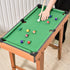 69cm Mini Pool Game Table with 2 Sticks (Wooden and Green)