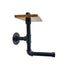 Adjustable Industrial Pipe Toilet Paper Roll Holder with Phone Shelf