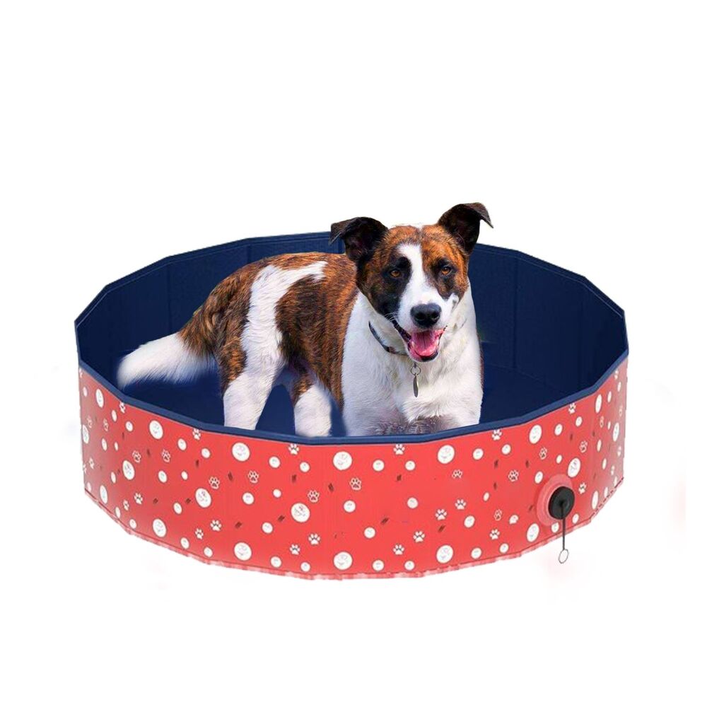 Pet Pool 120cm*30cm Red Circle