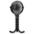 5000mAh Rechargeable Clip Fan with Flexible Tripod (Black)