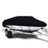 14-16 FT Waterproof Boat Cover Black