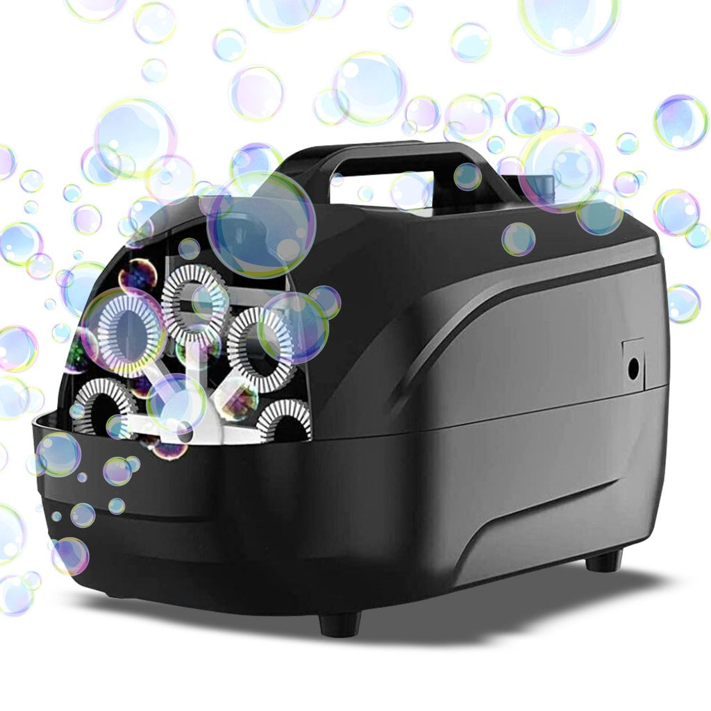Automatic Bubble Blower Machine for Kids (Black) GO-ABBM-100-JH