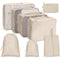 8 Set Travel Packing Cubes (Beige) GO-PC-101-DX