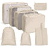 8 Set Travel Packing Cubes (Beige) GO-PC-101-DX