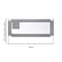 90CM Height Adjustable Folding Kids Safety Bed Rail (150X90CM Single Side 1 PCS, Grey) GO-SBR-102-JL