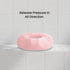 Memory Foam Seat O Shape Light Pink