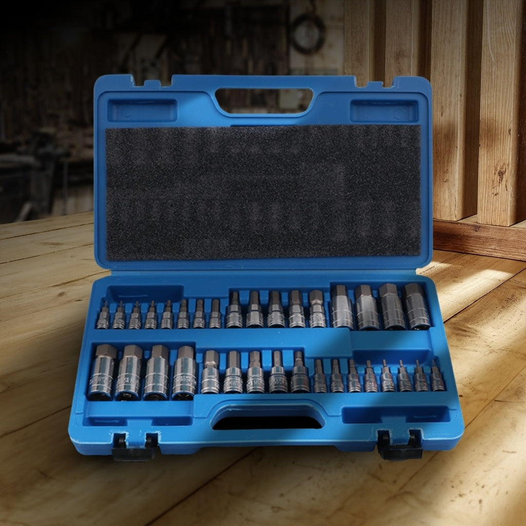 Hex Bit Socket Set with 1/4