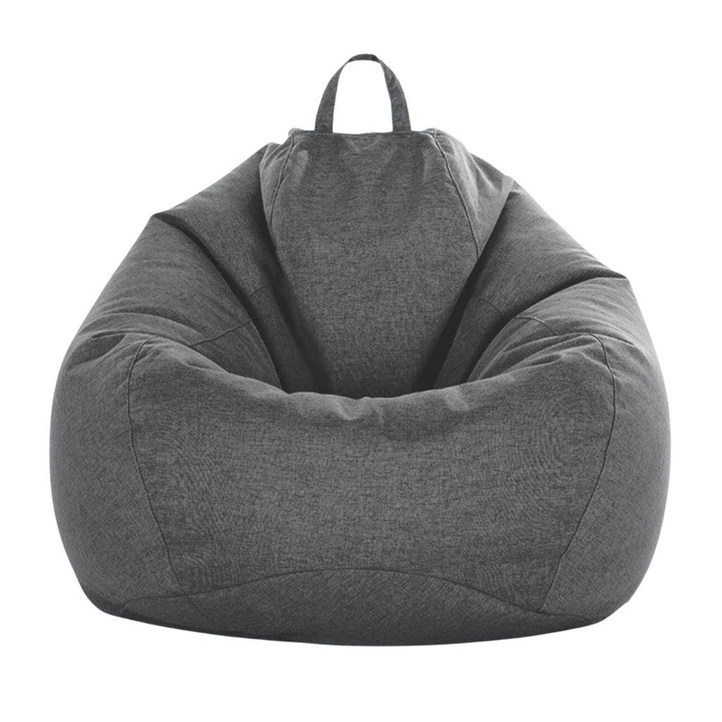 Bean Bag Chair Cover Without Bean Filling 100x120cm (Grey)