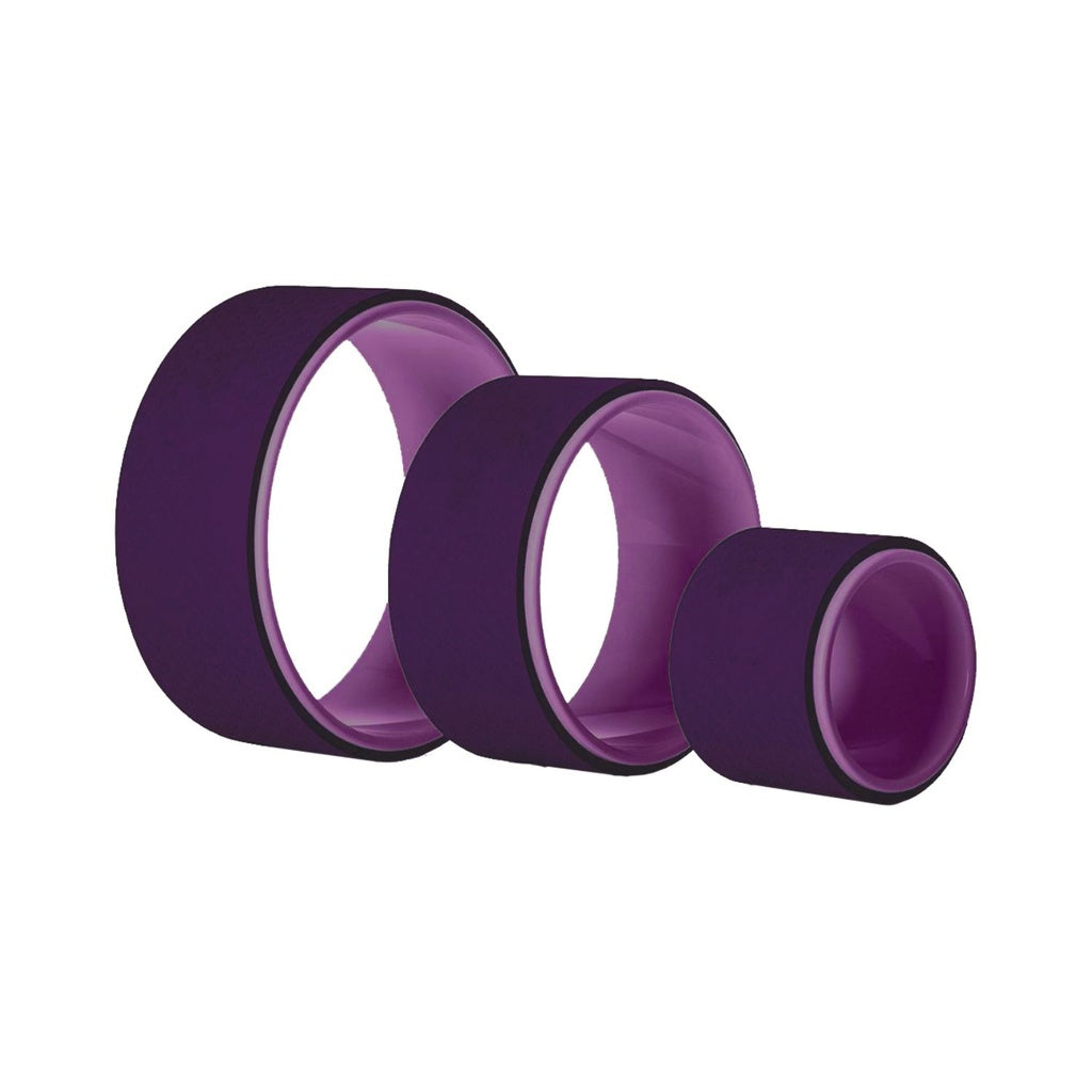 Yoga Wheel 3 Yoga Wheel Set (Purple)