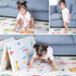 Baby XPE Foam Reversible Playmat 200x180x1cm (Dear Hedgehog & Cars)