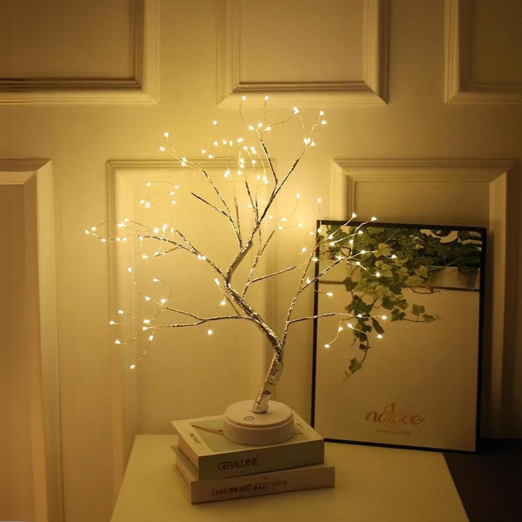 Bonsai Fairy LED Lighted Tree Table Desk Lamp Warm White