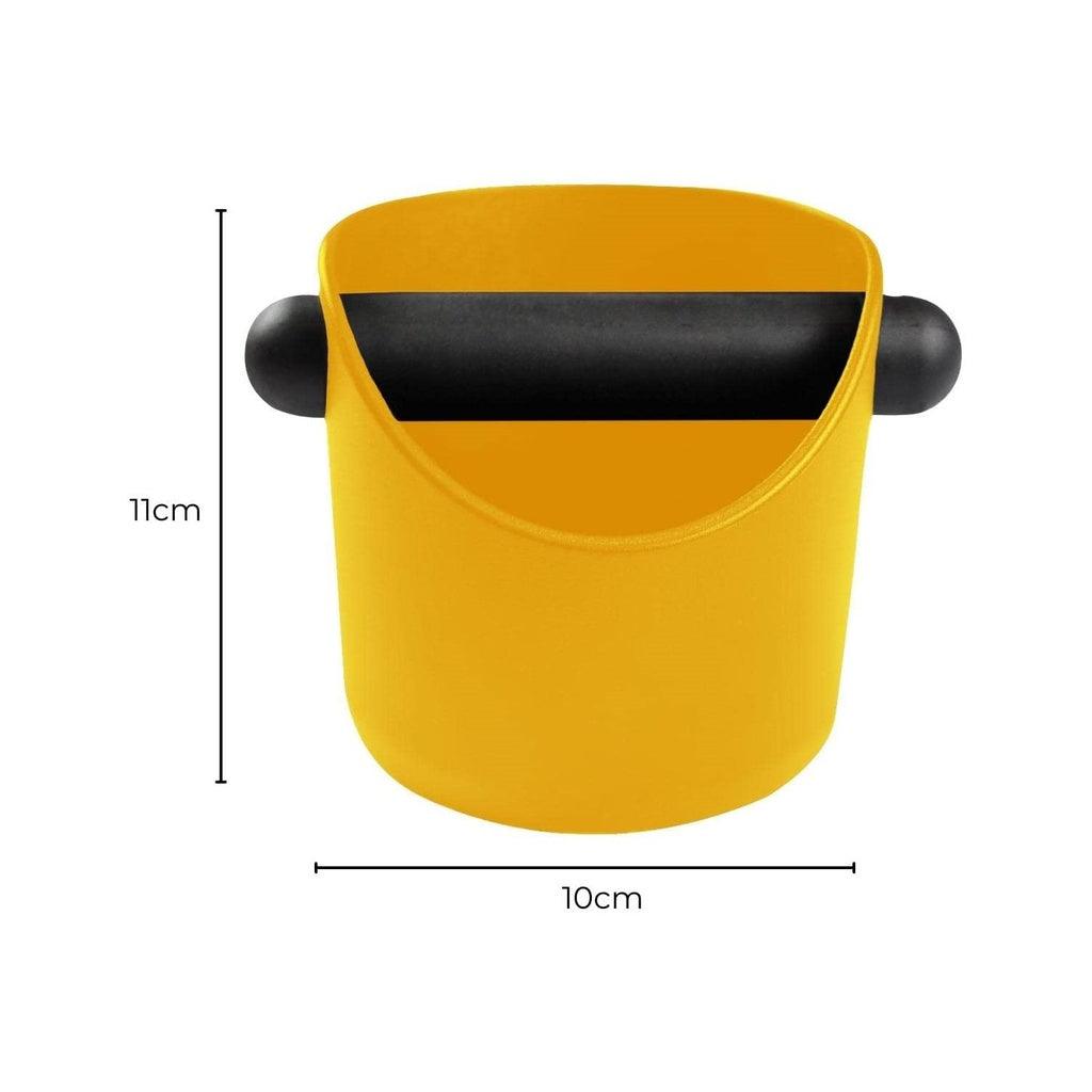 Coffee Knock Box With Removable Knock Bar Yellow 11cm