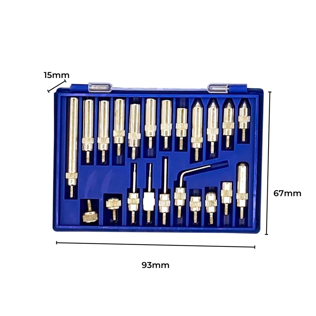 Magnetic Base Dial Indicator Gauge 0-10mm 60kg with 22 Indicator Point Set