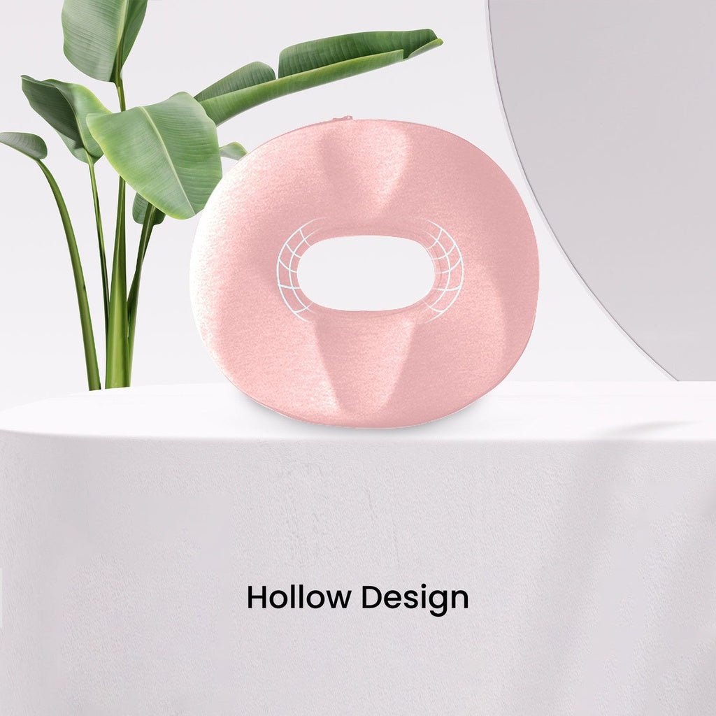 Memory Foam Seat O Shape Light Pink