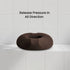 Memory Foam Seat O Shape Brown