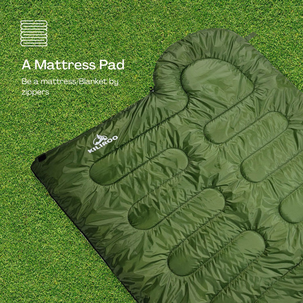 Sleeping Bag 500GSM Army Green