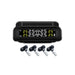 Tire Pressure Monitoring System (External Solar Power Stick on Windshield 4 Sensor)