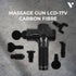 Massage Gun - LCD - 17V (Carbon-Fibre)