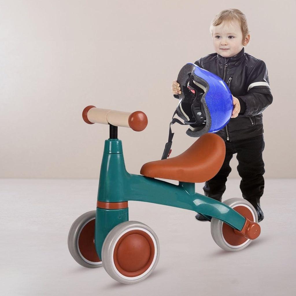 3 Wheels Baby Balance Bike Green