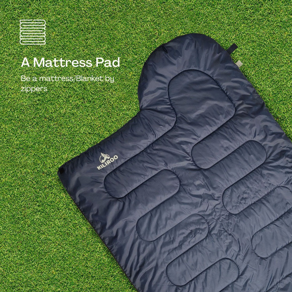 Sleeping Bag 350GSM Navy Blue