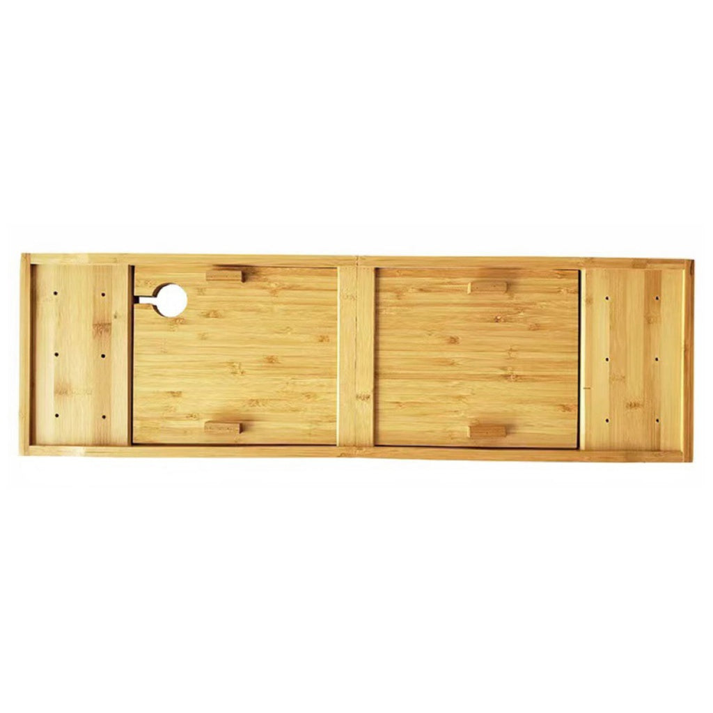 Expandable Bamboo Bathup Caddy Trays