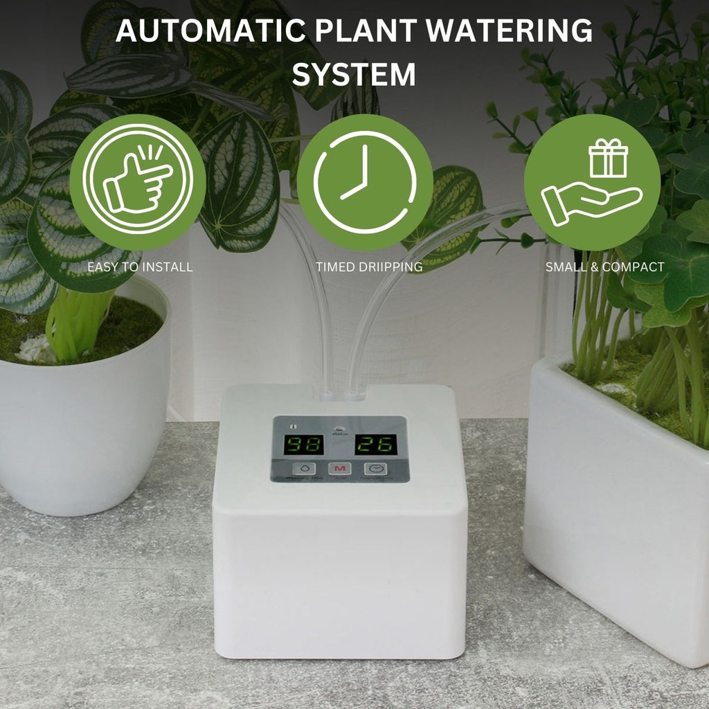 Plant Watering System with DIY 30-Day Programmable (White) NE-PWD-101-JCE