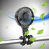 5000mAh Rechargeable Clip Fan with Flexible Tripod (Black)