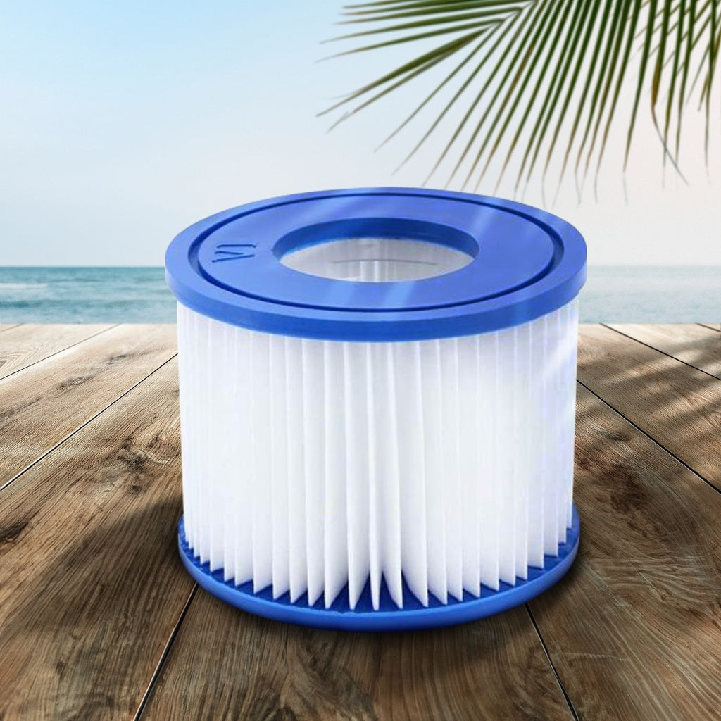 8 Pack Hot Tub Spa Filter Replacement Cartridge Size Ⅵ (Blue and White)