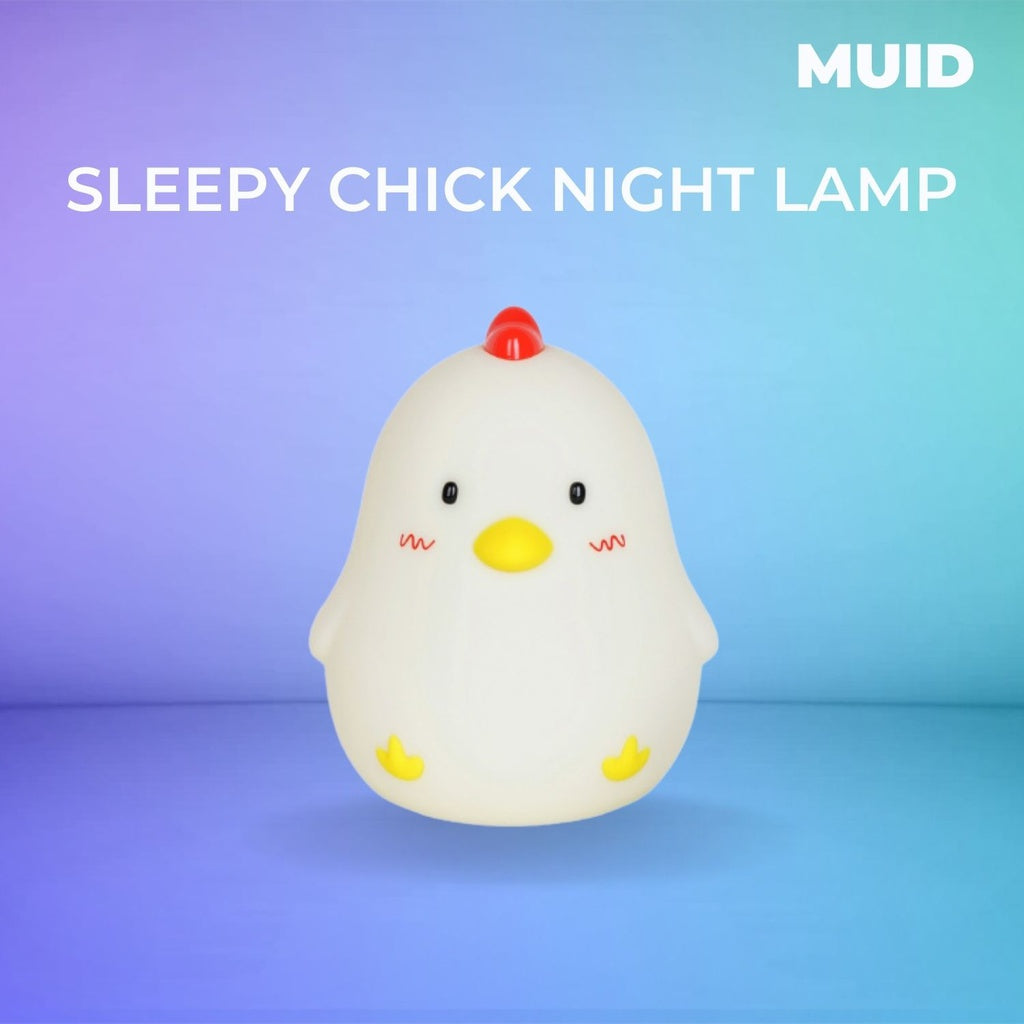 Sleepy Chicken LED Rechargeable Bedside Function Night Lamp