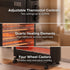 Infrared Quartz Electric Radiant Heater – 2200W Portable Freestanding Panel