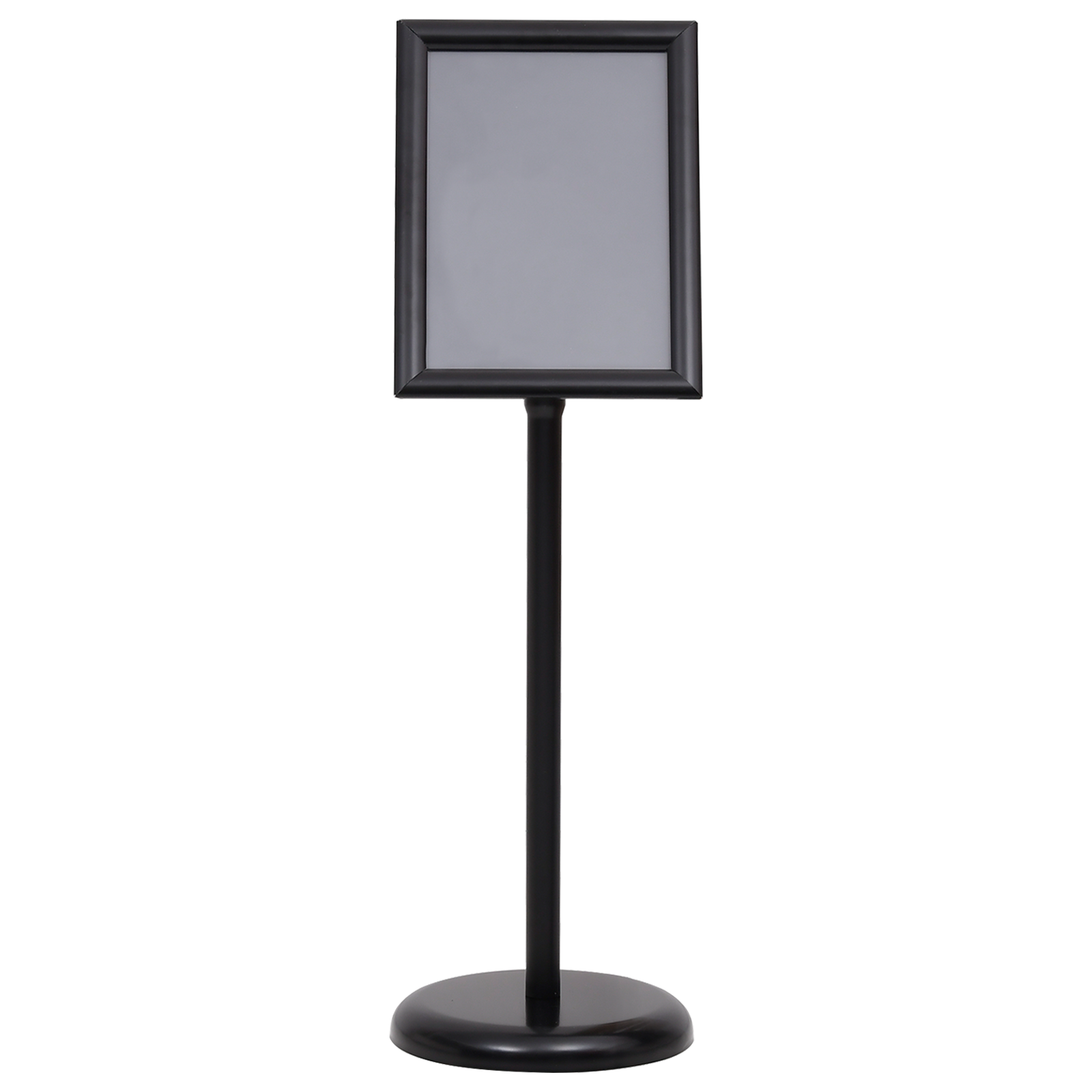 A4 Pedestal Poster Stands 2 pcs Black Aluminium Alloy