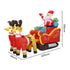 Santaco LED Inflatable Santa Sleigh Reindeer 2.2M-1950769999815774210