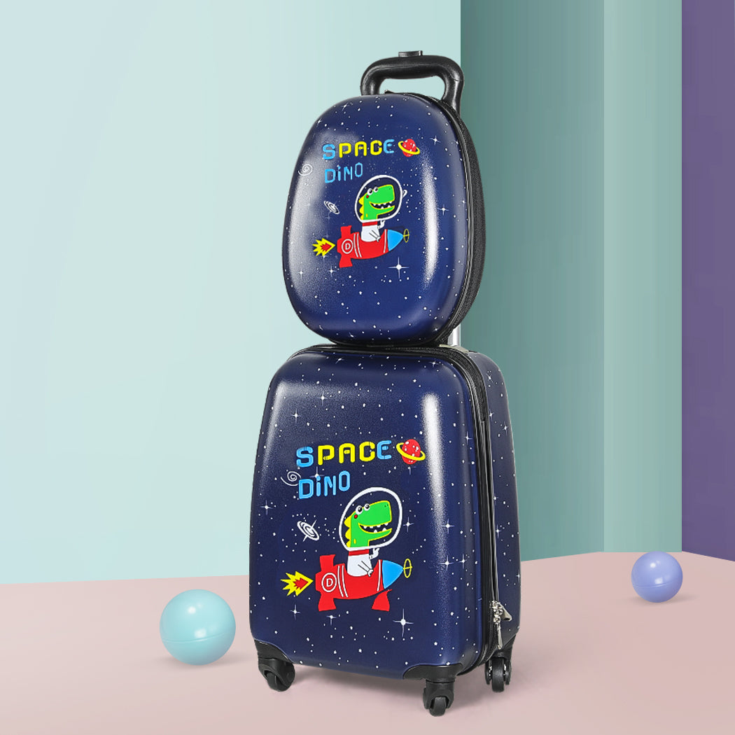 BoPeep 16''13'' 2PCS Kids Luggage Set Space Dino-1973193918254288902