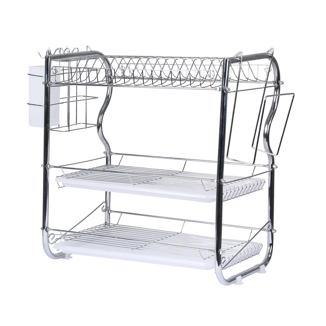 TOQUE Dish Rack Drying Drainer Cup Holder-1864184346324373504