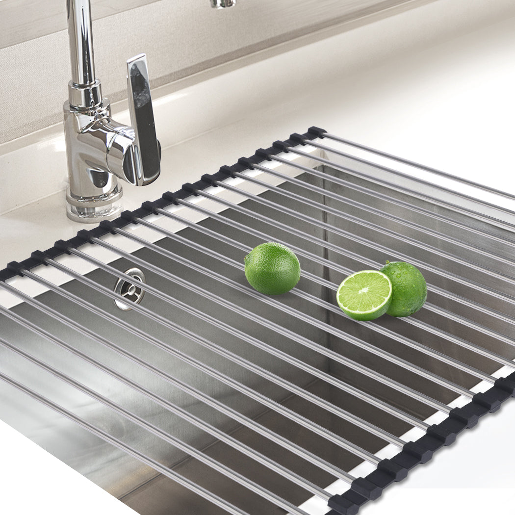 TOQUE Stainless Steel Dish Drying Rack-1864184349738536966