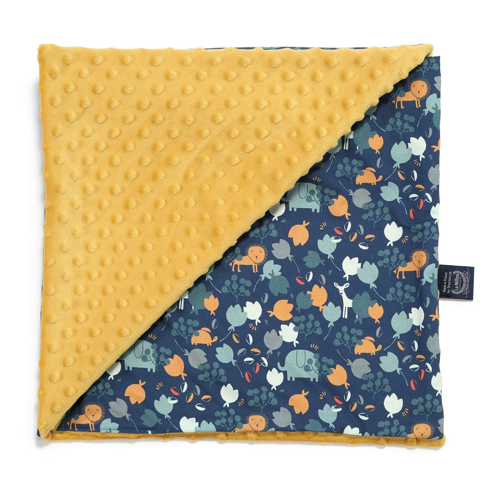 La Millou Light Blanket Medium FRENCH BLEU JARDIN | Honey