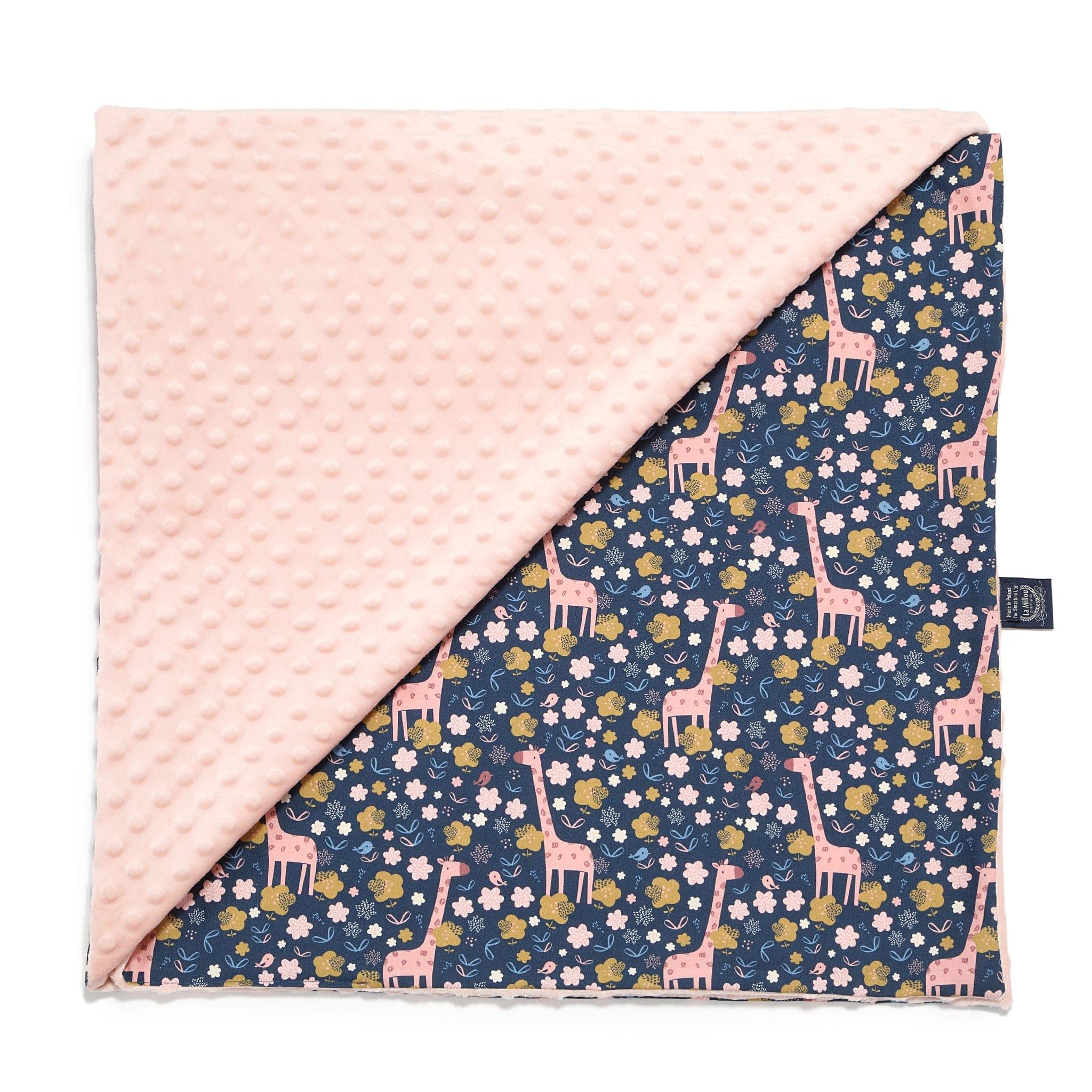 La Millou Light Blanket Medium FRENCH ROSE JARDIN | Powder Pink